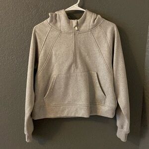 Amazon Laslulu Cropped Quarter Zip Sweatshirt